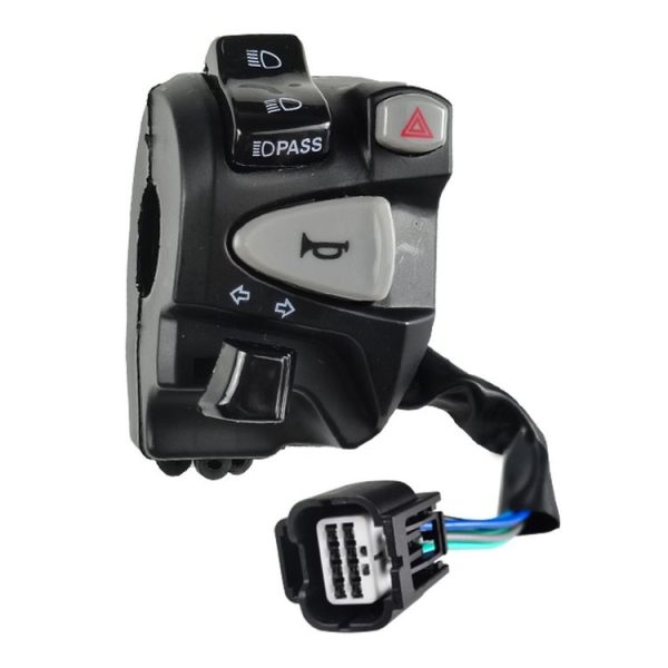 Honda Click150i Left Handlebar Turn Signal Motorcycle Switch Accessories (Black)