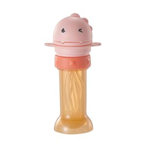 Children Mineral Water Portable Straw Cap Baby Drinking Water Bottle Convertor (Pink)