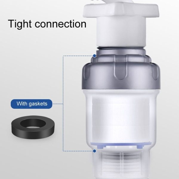 Household Washing Machine Electrical Water Heater Water Purification Filter With 6 Cartridges, Style: Faucet Filter - Image 5