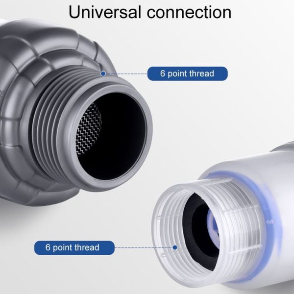 Household Washing Machine Electrical Water Heater Water Purification Filter With 6 Cartridges, Style: Faucet Filter - Image 6