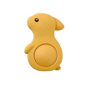 Children Safety Door Resistor Silicone Cartoon Anti-Pinch Door Stopper, Style: Rabbit