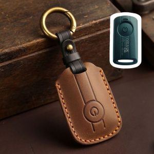 YAMAHA NMAX155 / XMAX300 / Aerox / Jauns Hallmo Motorcycle Key Cover, Color: 1 Key Brown Hollowed