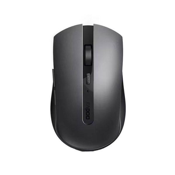 Rapoo M350G Bluetooth / 2.4G Wireless Mouse Office Desktop Laptop Mute Mouse (Dark Gray)