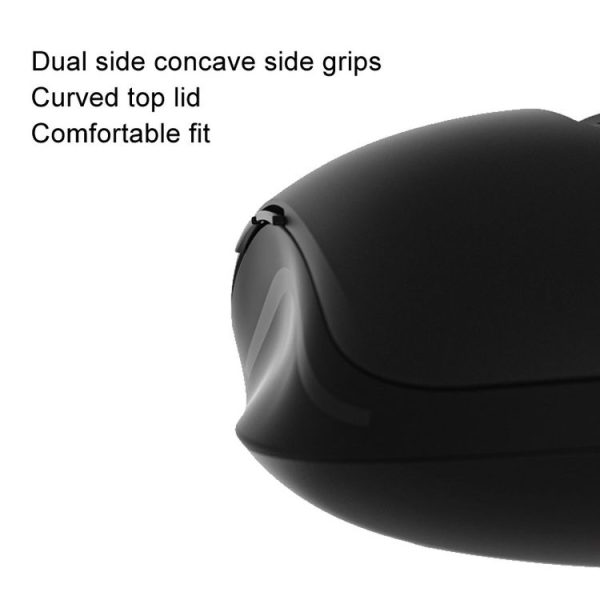 Rapoo M350G Bluetooth / 2.4G Wireless Mouse Office Desktop Laptop Mute Mouse (Dark Gray) - Image 5