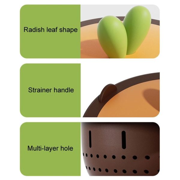 Kitchen Sink Drainage Mesh Household Anti Clogging Residue Strainer (Dark Brown) - Image 5