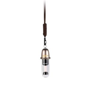 Naturehike Outdoor Portable Camping Light Rechargeable Lighting Flashlight Camping Ambiance Hanging Lamp (Brown)