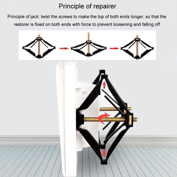 86 Type Switch Socket Concealed Box Repairer Wire Box Fixer Remedy Support Rod (Diamond) - Image 8