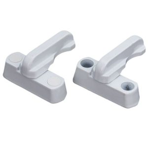2pcs T-type Window Lock Plastic Steel Hasp Security Anti-theft Door Lock