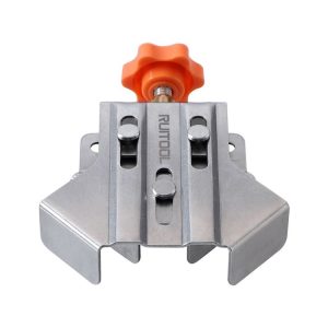 RUITOOL Woodworking Quick Splicing Positioner Stainless Steel Right Angle Fixing Clip, Model: Opening Type