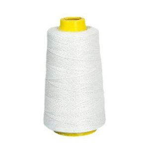 Short Fiber Polyester Rice Bag Sealing Thread Packing Line Cotton Thread For Sewing (White)