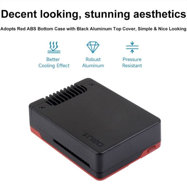 Waveshare 26587 For Raspberry Pi 5 Argon Neo Aluminum Alloy Case, Spec: Standard - Image 6