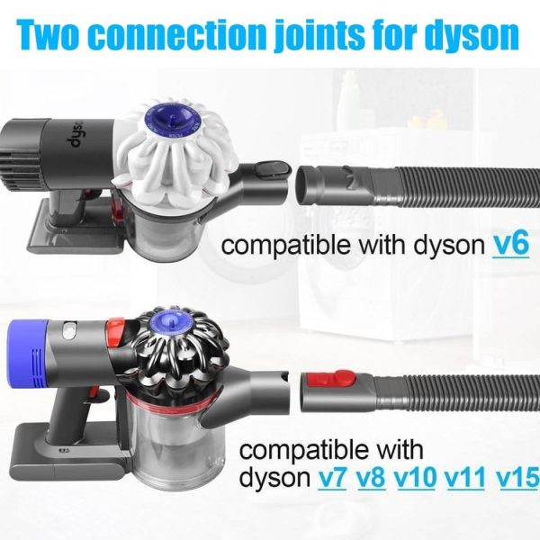 Dyson V7 / V8 / V10 / V11 / V15 / G5 Cordless Vacuum Dryer Vent Cleaner Kit Hose Attachment Purple - Image 5