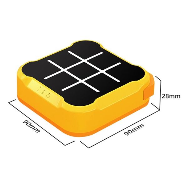 All-In-One Tic Tac Toe Game Machine Portable Desktop Puzzle Children Electronic Toys (Yellow Orange) - Image 3