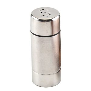 Stainless Steel Kitchen Spice Jar Outdoor BBQ Seasoning Bottle Pepper Sprinkle Jar (S-hole)