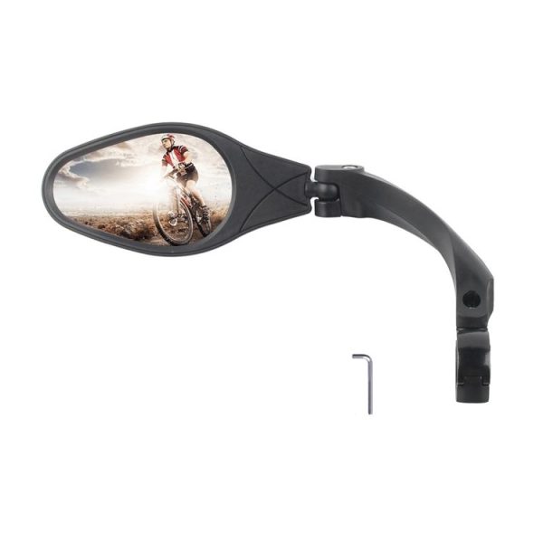 Bicycle Stainless Steel Mirror Foldable Rotating Rearview Mirror, Model: 027 Single Left