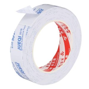 Mileqi EVA Shock-Absorbing Sound-Insulating Sealing Single-Sided Foam Tape, Thickness: 1mm White (2.5cm x 5m)