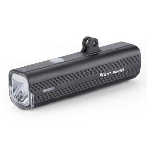 WEST BIKING Bicycle High Lumen Type-C Aluminum Alloy Headlight, Specification: Light Without Holder