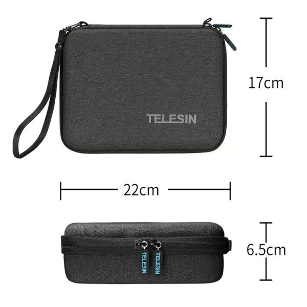 TELESIN Sports Camera Accessories Storage Bag For GoPro HERO / DJI Action / Insta360 etc - Image 10