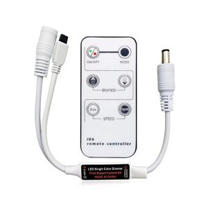 6-Button Single-Color DC Controller Infrared Dimming Light With LED Controller