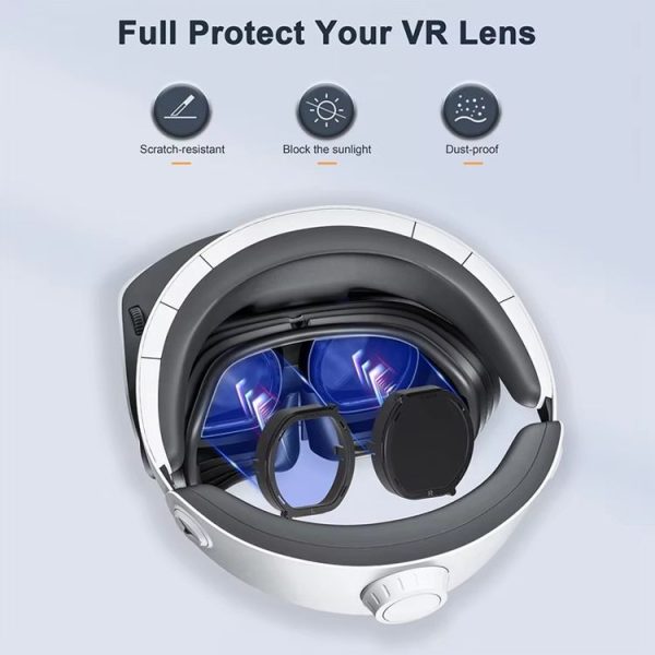 DEVASO For PlayStation VR 2 6 In 1 Magnetic Glasses Anti-Scratch Protective Cover - Image 6