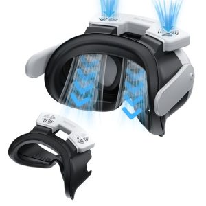 Meta Quest 3 STARTRC GAMES VR Air Circulation Quick Removal Breathable Replacement Mask (With Fan)