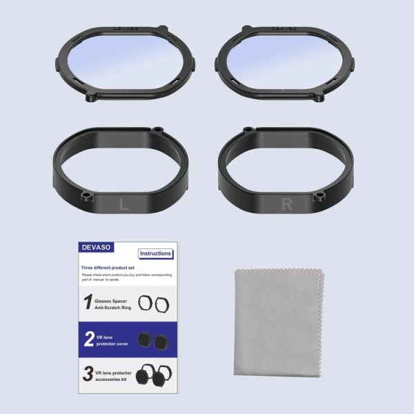 PlayStation VR 2 DEVASO 4 In 1 Glasses Anti-scratch Ring Lens - Image 7