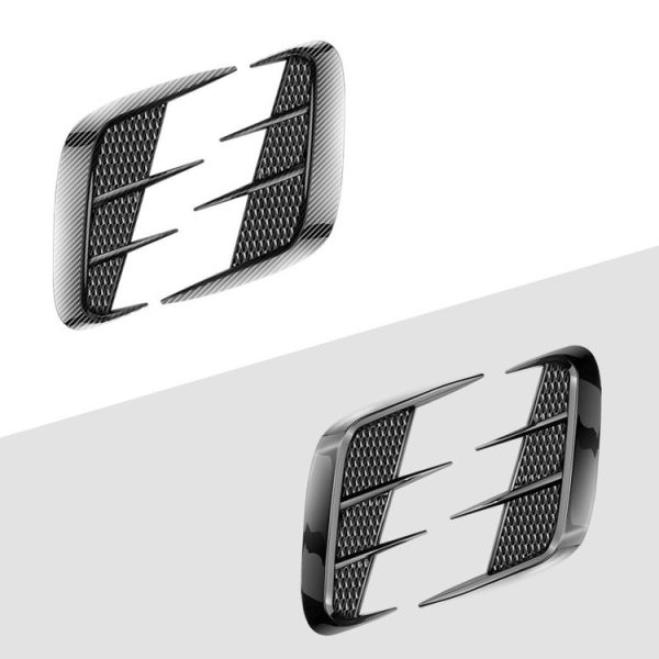 Universal Car Fender Soft Glue Decorative Car Stickers, Color: Bright Black - Image 2