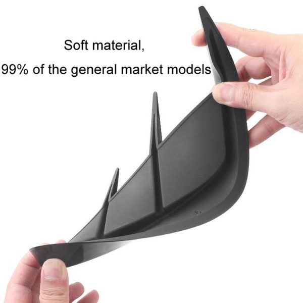 Universal Car Fender Soft Glue Decorative Car Stickers, Color: Bright Black - Image 6