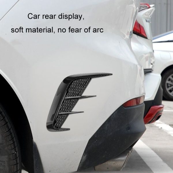 Universal Car Fender Soft Glue Decorative Car Stickers, Color: Bright Black - Image 8