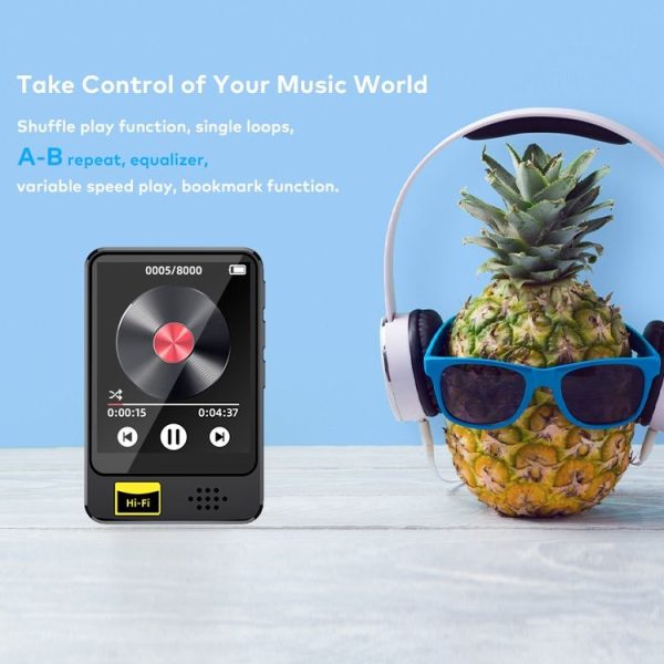 MP3 / MP4 Music Player Bluetooth Radio E-book Playback Walkman, Memory: No TF Card (Black) - Image 3