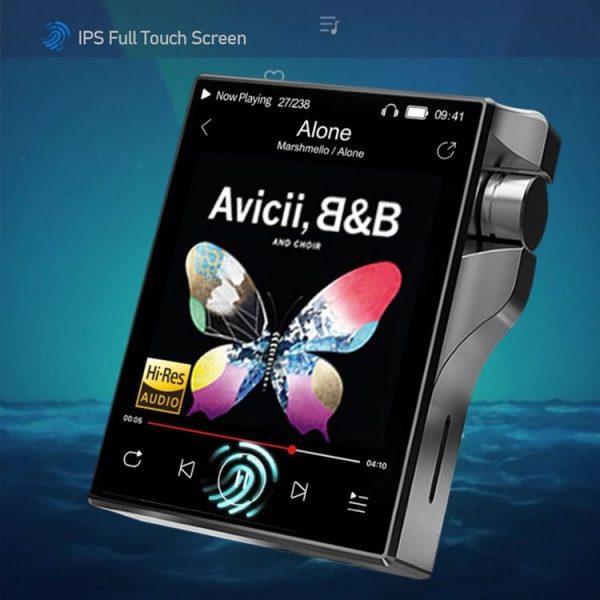 HiFi Lossless Music Player Mastering DSD256 Hard Decoding MP3, Memory: 32GB (Gray) - Image 5