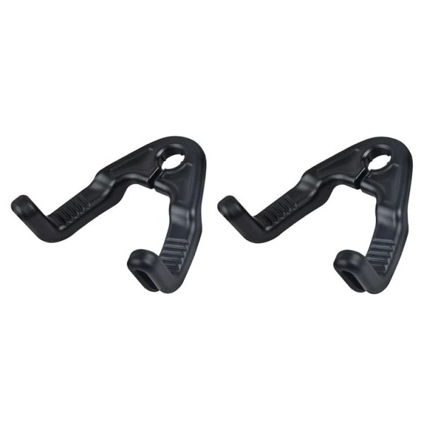 1pair Hidden Car Headrest Storage Hooks Car Seat Hook (Black)