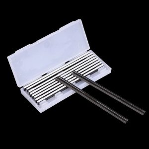10pcs / Set 82mm Wood Plywood Cutting Alloy Planer Blade