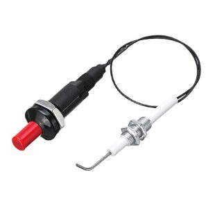 Gas Stove Push-type Ceramic Igniter Curved Needle Spark Plug (LFBI042)