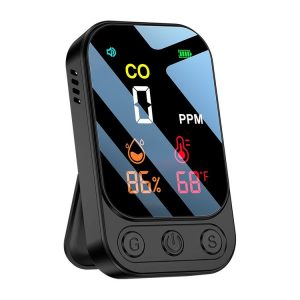3 In 1 Multifunctional Portable Carbon Monoxide Detector (Black)
