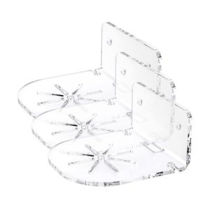YX135 3pcs / Set Acrylic Wall Mount Bracket For Baby Monitor / Safety Camera / Speaker