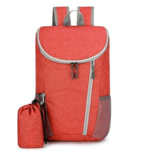 Vanaheimr Large Capacity Foldable Shoulder Bag Lightweight Waterproof Outdoor Travelling Sports Backpack (Red)