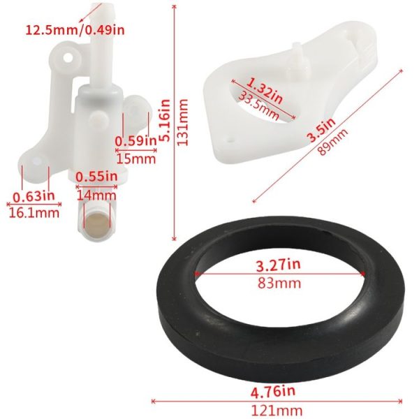 RV Toilet Water Module Components For Thetford Aqua-Magic, Model: A10100 - Image 3