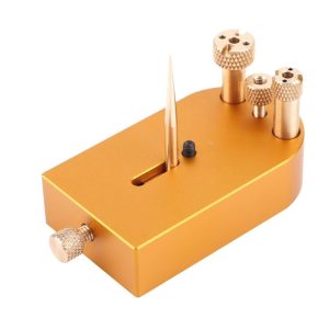 Square Metal Watch Hairspring Movement Balance Wheel Bracket (Copper)