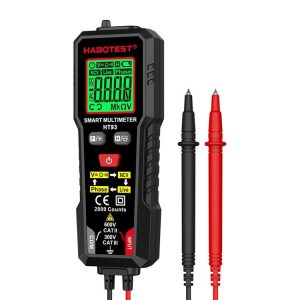HABOTEST HT93 Phase Sequence Detection Intelligent Anti-Burn-In Fully Automatic Multimeter (Black)