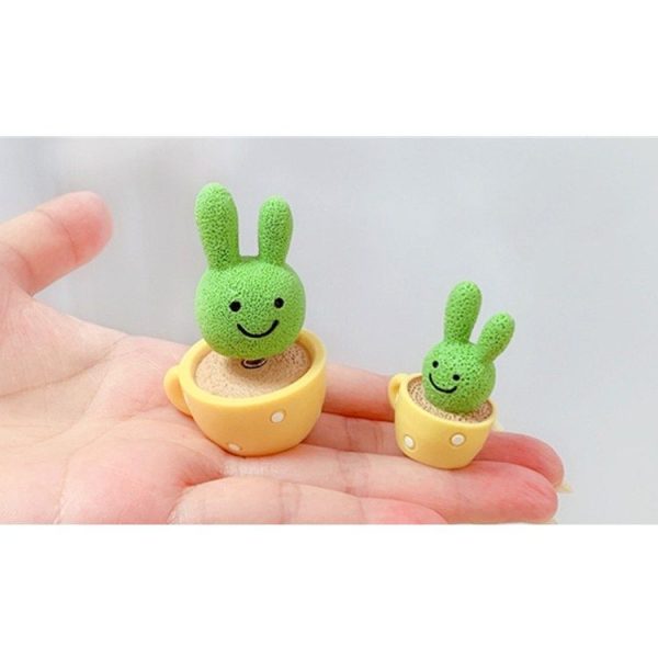 4 In 1 Cute Animal Group Cactus Small Potted Spring Car Decoration, Size: L, Color: Animals Park - Image 5