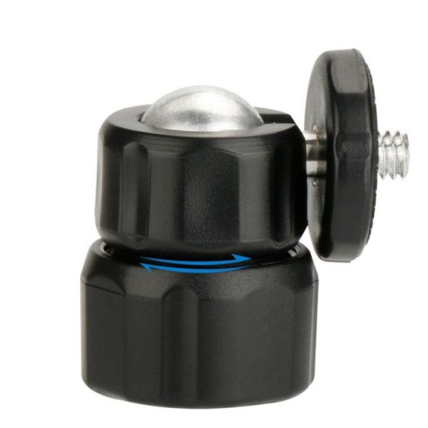 Ulanzi U-20 Mini Ball Head Tripod Mount 360 Degree Pan 90 Degree Tilt Tripod Mount with 1 / 4 Screw
