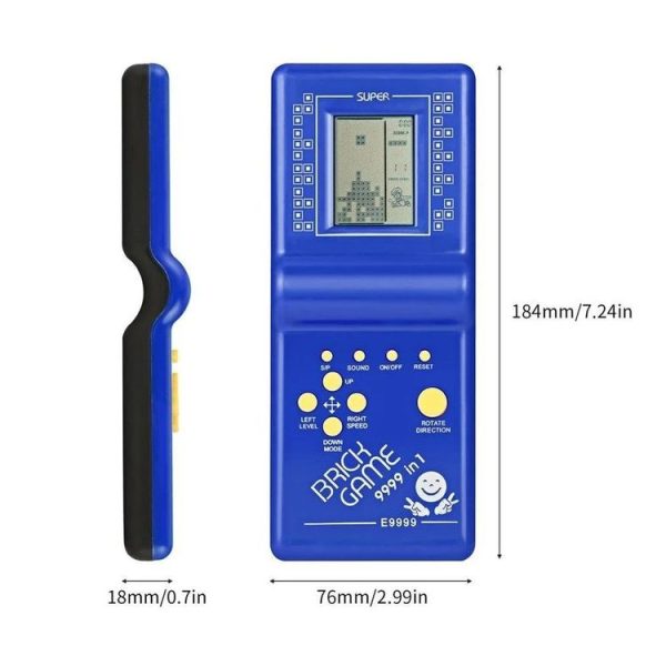 Classic Brick Game Handheld Game Console, Bulit-in 7 Kinds Games, Random Color Delivery - Image 4