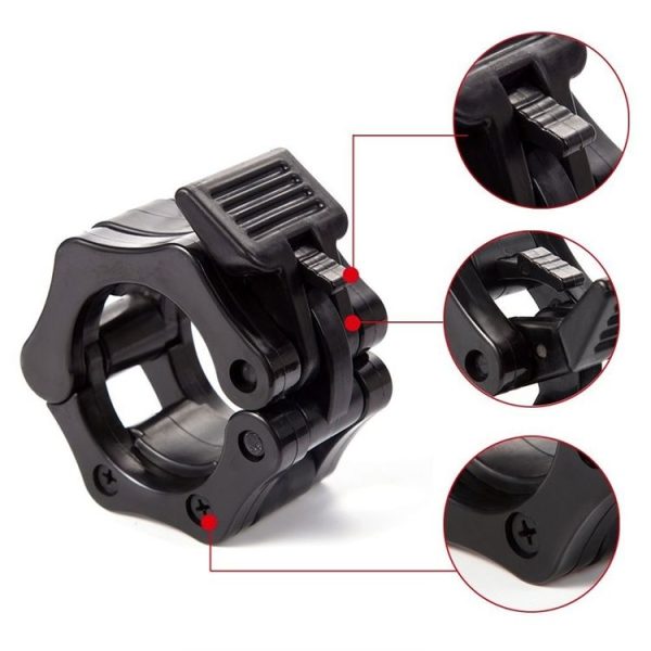 Fast Austrian Bar Chuck Lock Barbell Plastic Buckle, Diameter: 50mm (Black) - Image 12