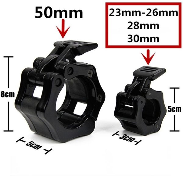 Fast Austrian Bar Chuck Lock Barbell Plastic Buckle, Diameter: 50mm (Black) - Image 13