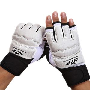 Half Fingers Adults Sandbag Training Boxing Gloves PU Leather Fitness Sparring Taekwondo Gloves, SIZE: M