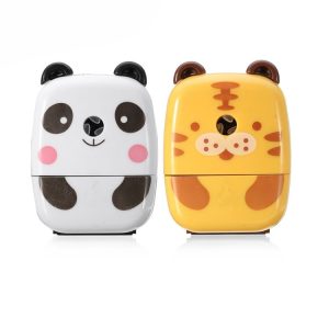 Animal Cartoon Hand Crank Pencil Sharpener Desk Home Office School Stationary, Random Color Delivery