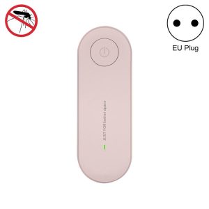 Ultrasonic Mosquito Repellent Electronic Mosquito Killer, Plug Type: EU Plug (Pink)
