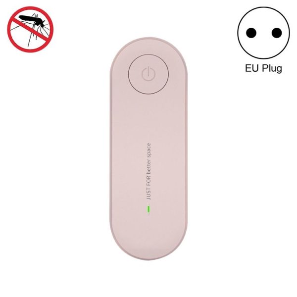 Ultrasonic Mosquito Repellent Electronic Mosquito Killer, Plug Type: EU Plug (Pink)
