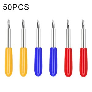 50 PCS 30 / 45 / 60 Degrees Sharp and Durable Carving Tools